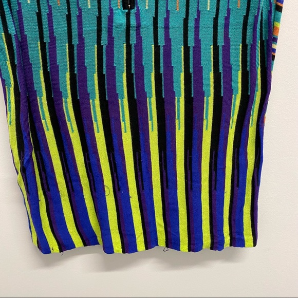 VINTAGE ZIP UP COLOURFUL T-SHIRT - Picture 3 of 7